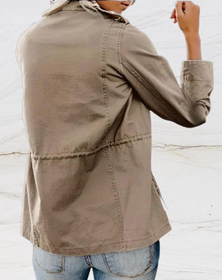 Vintém d'Ouro - Jaqueta utilitária casual elegante