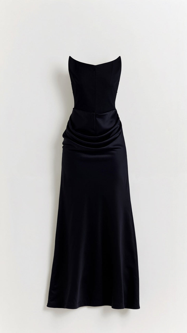Vintém d'Ouro - Vestido longo com corpete