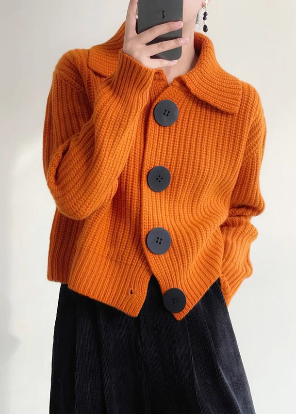 Vintém d'Ouro - Cardigan de Tricô com Gola