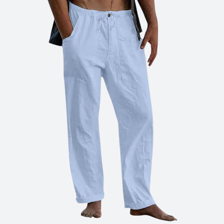 Vintém d'Ouro - Calças de linho clássicas