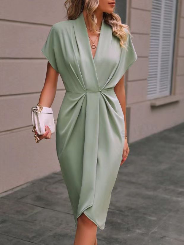 Vintém d'Ouro - Vestido Midi Envelope