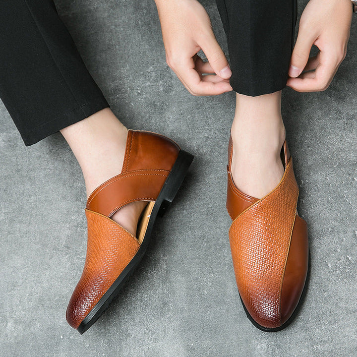 Vintém d'Ouro - Mocassins de couro vintage
