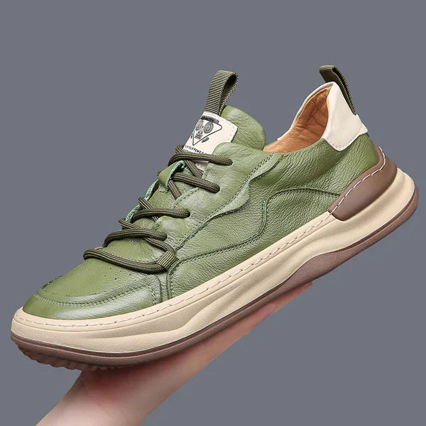 Vintém d'Ouro - Sapatos de couro com sola alta