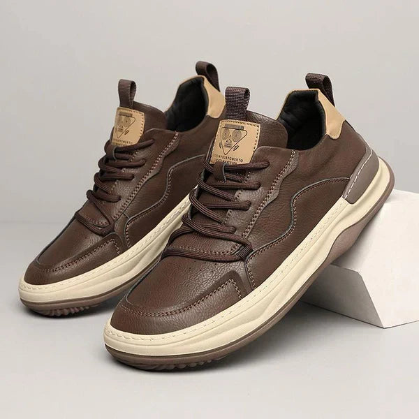 Vintém d'Ouro - Sapatos de couro com sola alta
