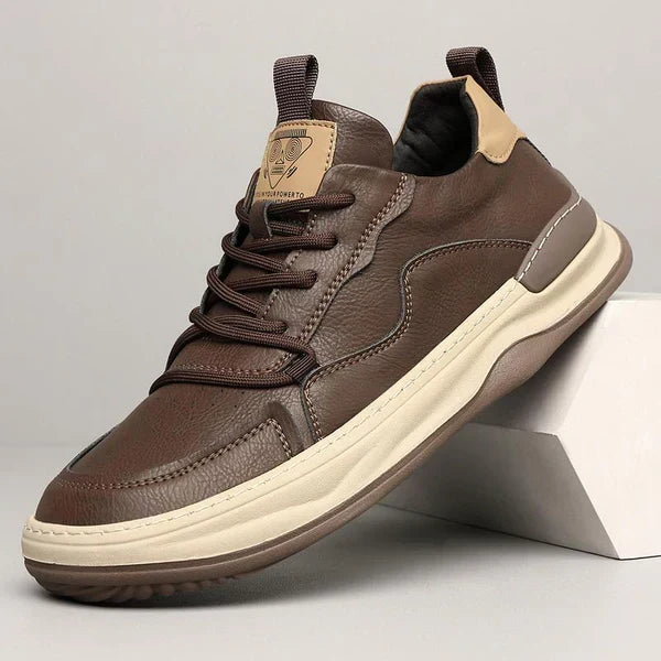 Vintém d'Ouro - Sapatos de couro com sola alta