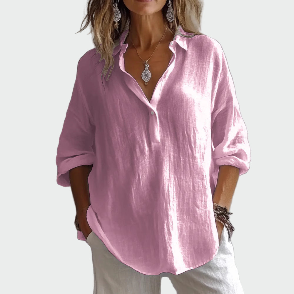 Vintém d'Ouro - Blusa Casual Elegante