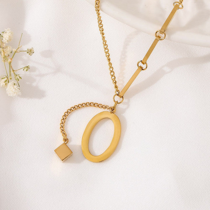 Vintém d'Ouro - Colar de Inicial Personalizada