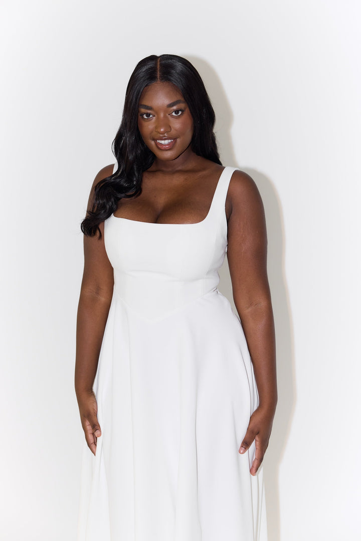 Vintém d'Ouro - Vestido Midi Intemporal