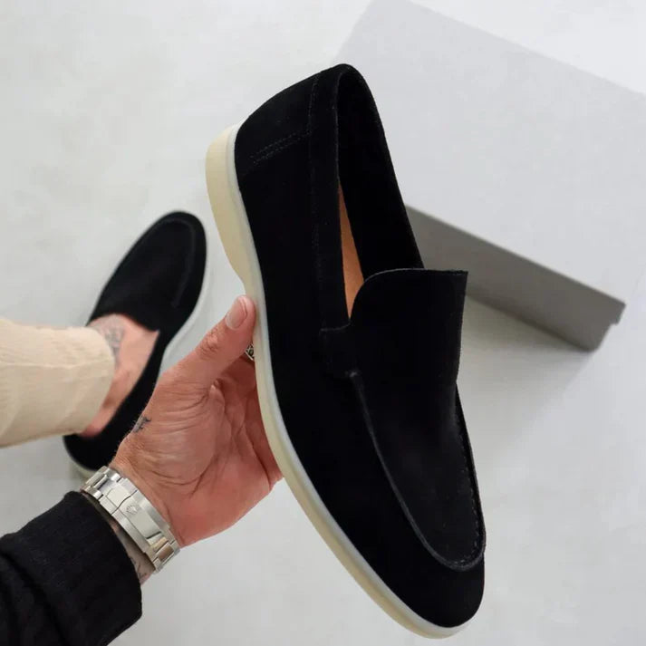 Vintém d'Ouro - Mocassins de camurça elegantes
