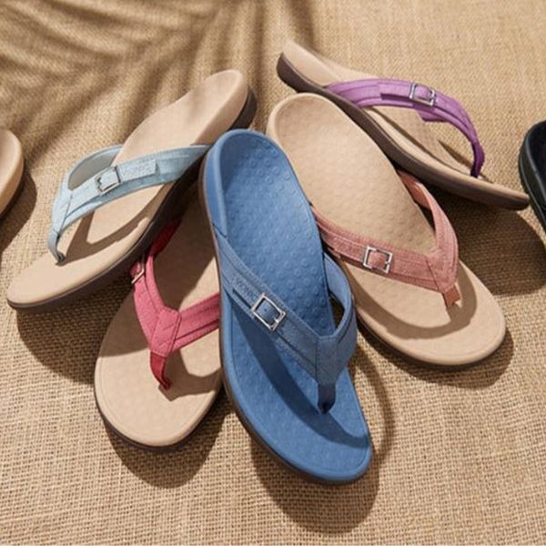 Vintém d'Ouro - sandália ortopédica leve estilo flip-flop