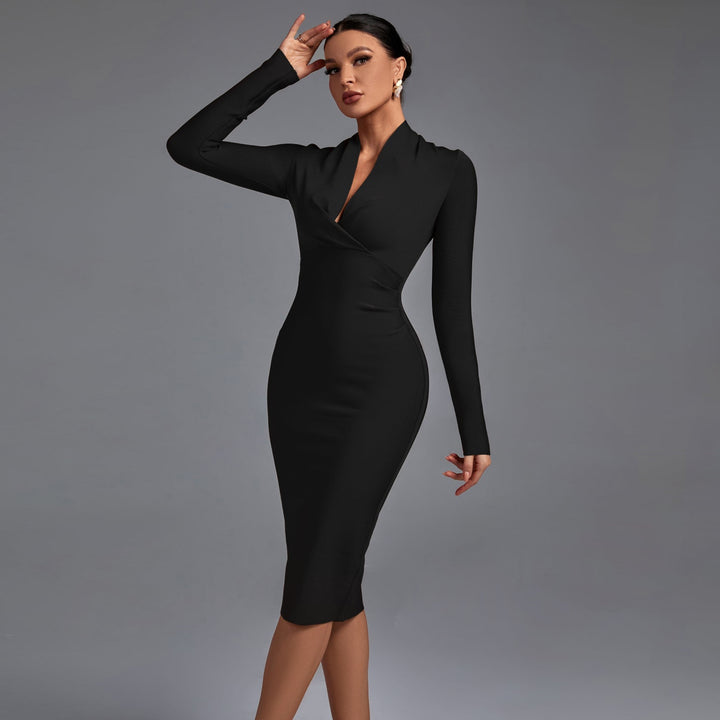 Vintém d'Ouro - Vestido de Manga Comprida
