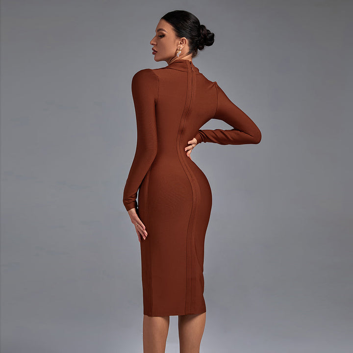 Vintém d'Ouro - Vestido de Manga Comprida