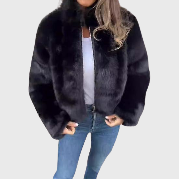 Vintém d'Ouro - Casaco térmico feminino Teddy Fleece