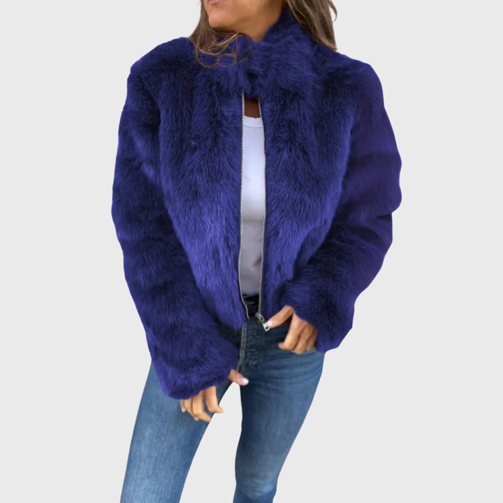 Vintém d'Ouro - Casaco térmico feminino Teddy Fleece