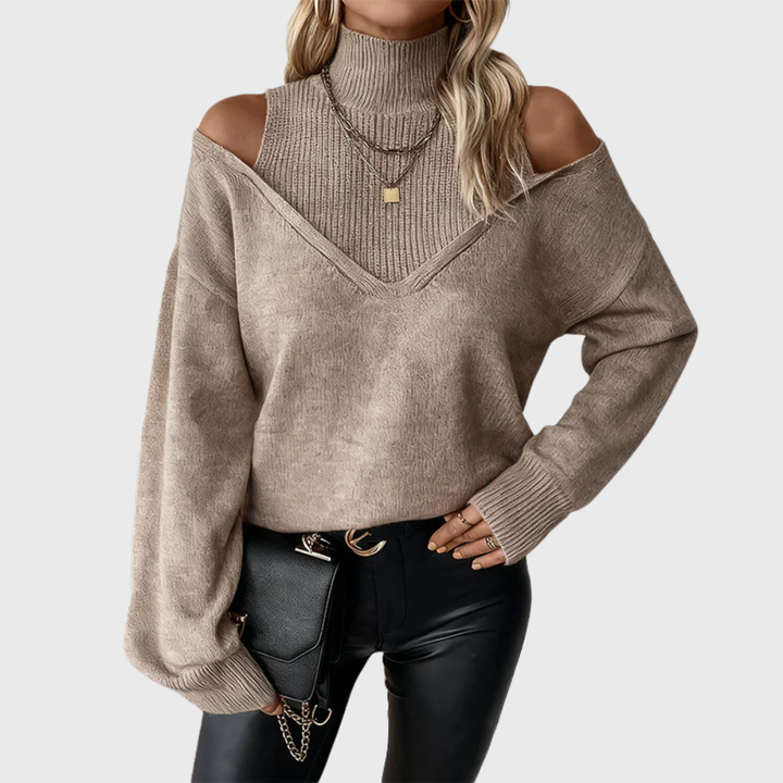 Vintém d'Ouro - Suéter feminino elegante