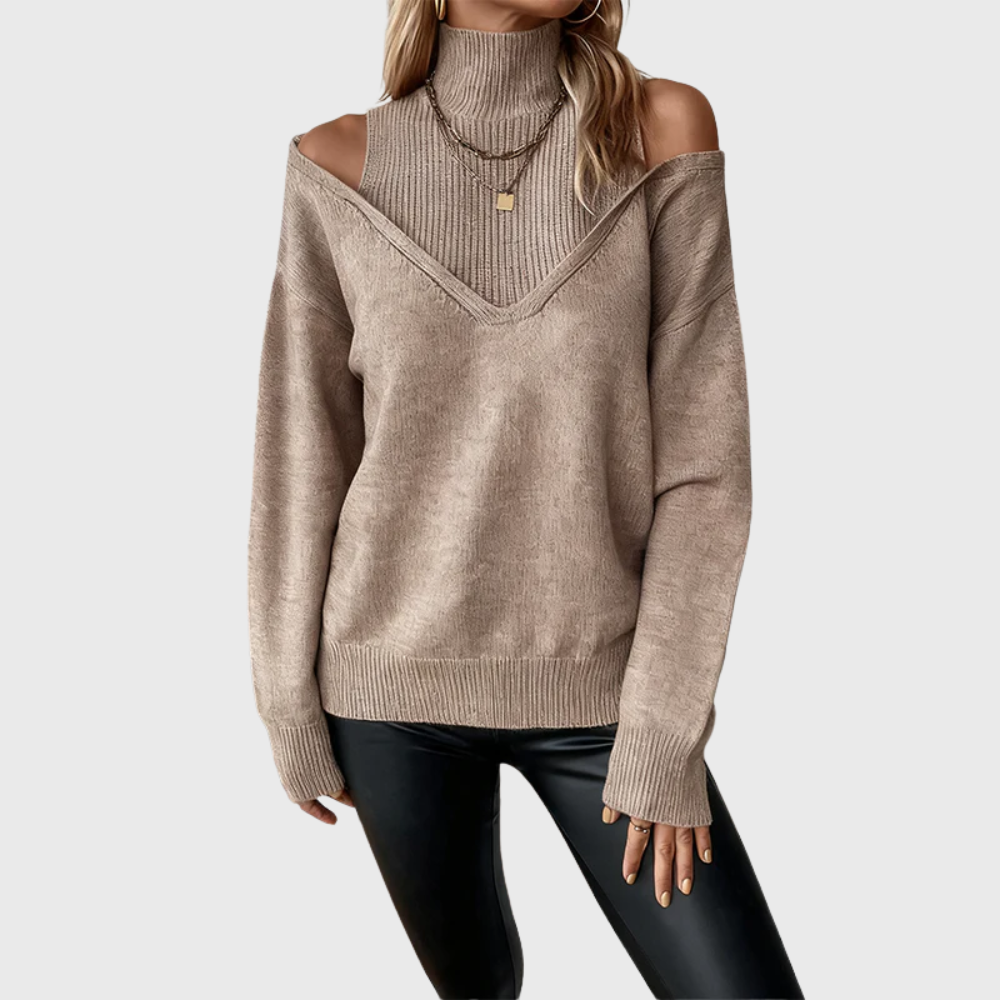 Vintém d'Ouro - Suéter feminino elegante