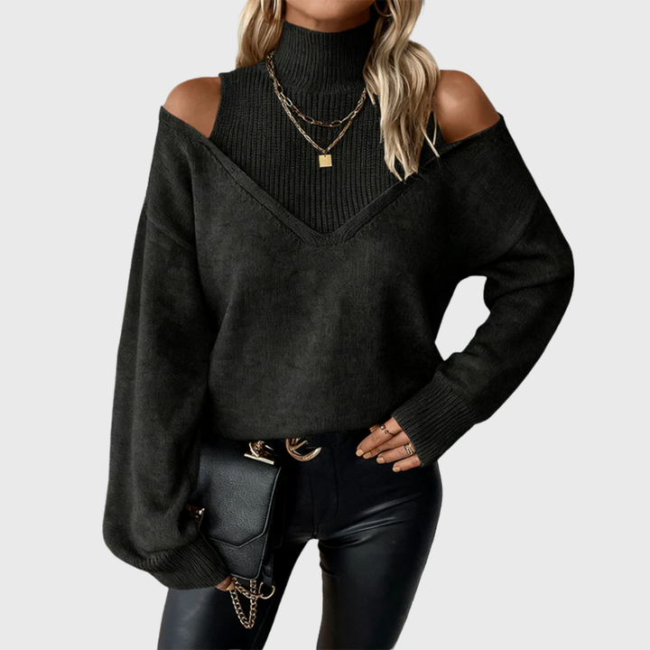 Vintém d'Ouro - Suéter feminino elegante