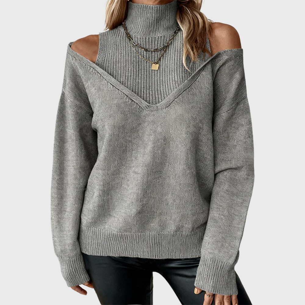 Vintém d'Ouro - Suéter feminino elegante