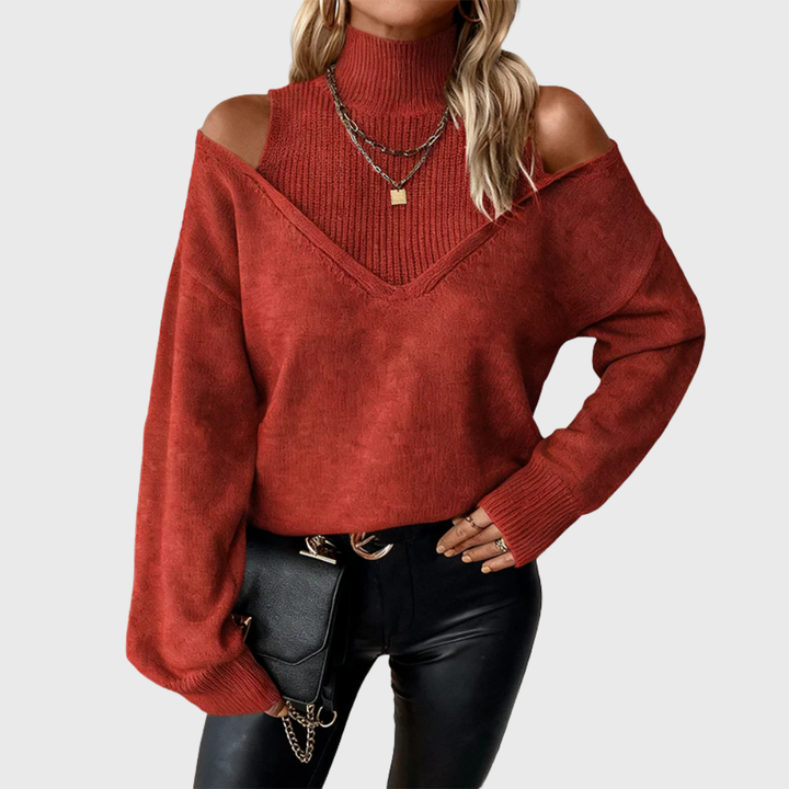 Vintém d'Ouro - Suéter feminino elegante