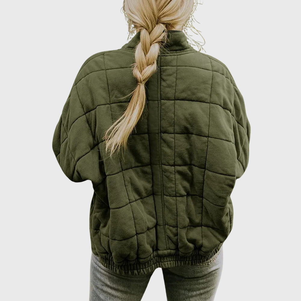 Vintém d'Ouro - Casaco acolchoado oversized elegante