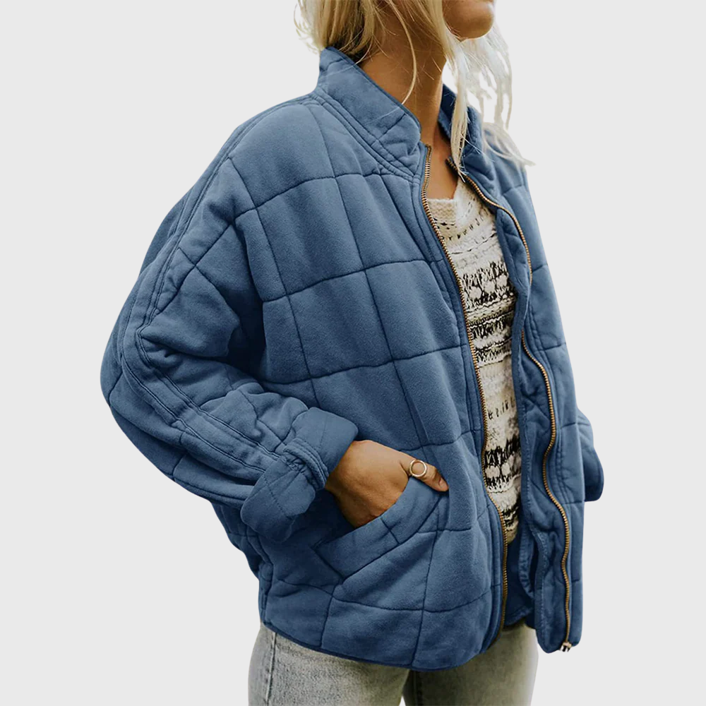 Vintém d'Ouro - Casaco acolchoado oversized elegante