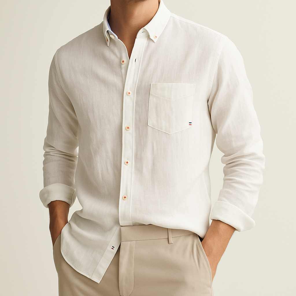 Vintém d'Ouro - Camisa de linho Saint-Tropez