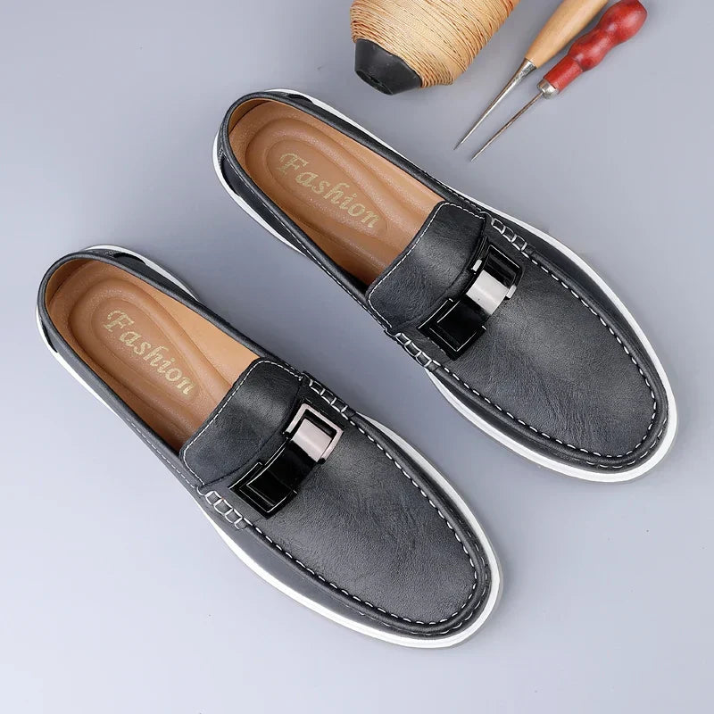 Vintém d'Ouro - Mocassins de couro de luxo