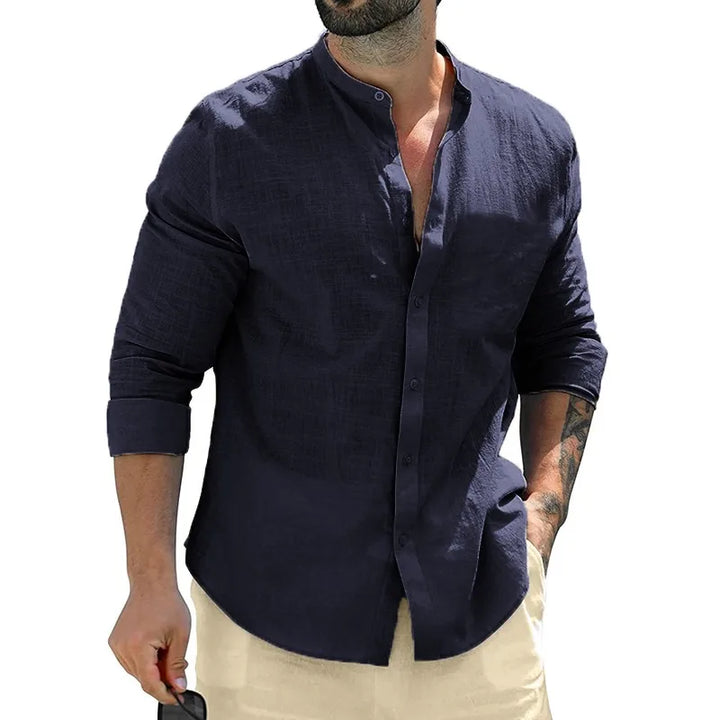 Vintém d'Ouro - Camisa de linho masculina