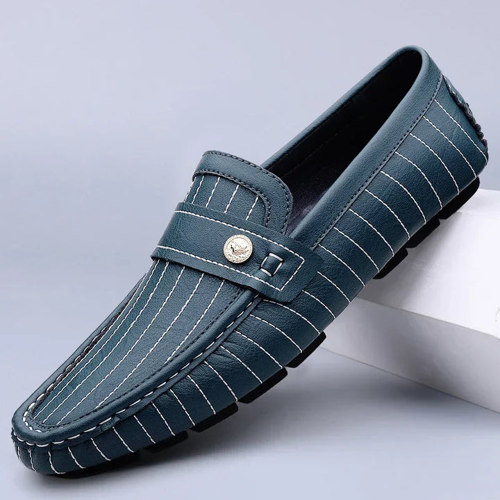 Vintém d'Ouro - Mocassins de couro elegantes