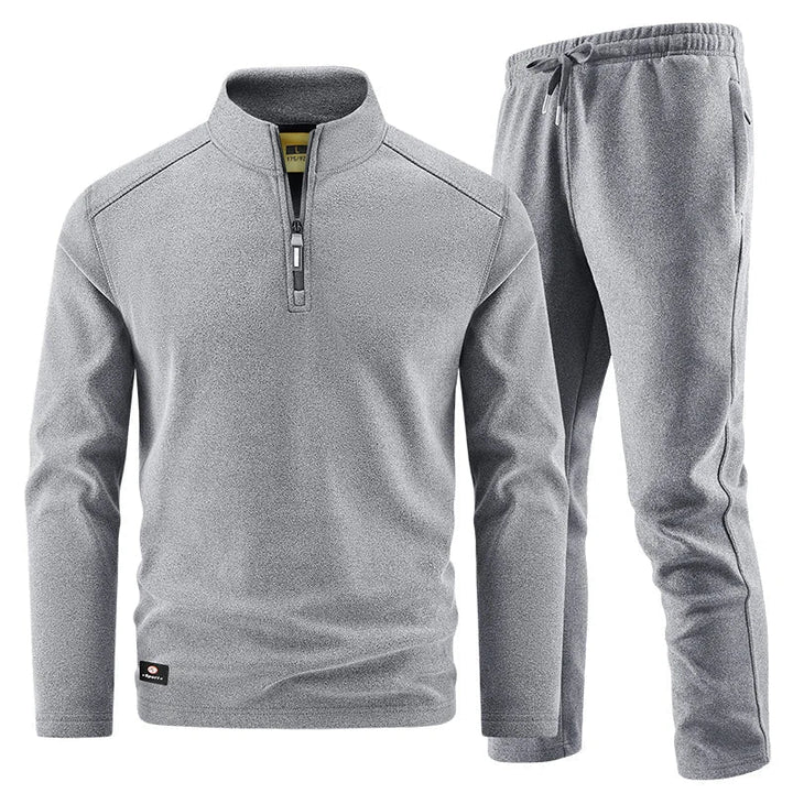 Vintém d'Ouro - Conjunto elegante de camisola com fecho para homem