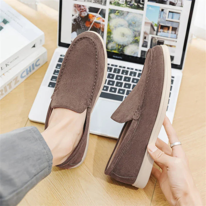 Vintém d'Ouro - Mocassins casuais de camurça