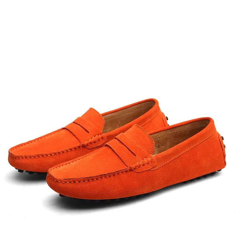 Vintém d'Ouro - Mocassins casuais de camurça