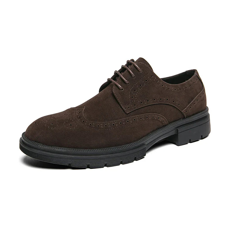 Vintém d'Ouro - Sapatos de camurça para negócios