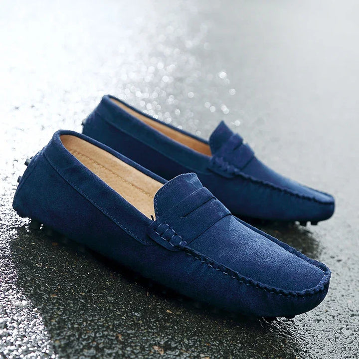 Vintém d'Ouro - Mocassins casuais de camurça