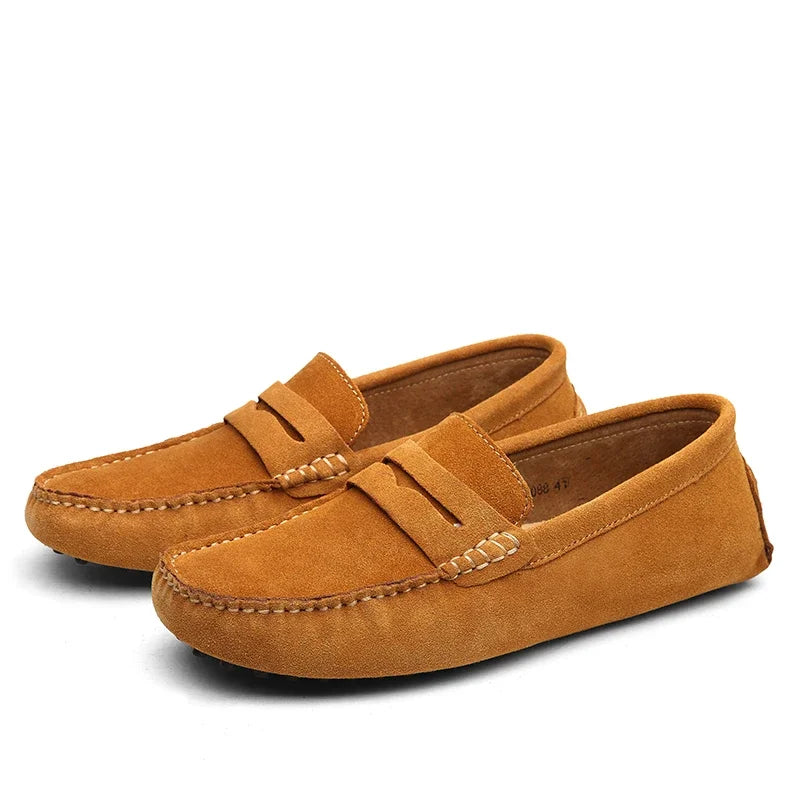 Vintém d'Ouro - Mocassins casuais de camurça