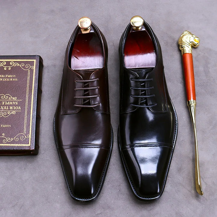 Vintém d'Ouro - Sapatos de negócios elegantes em couro