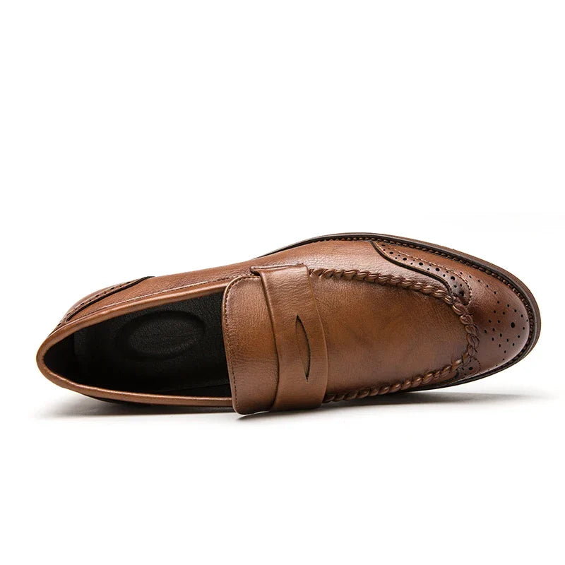 Vintém d'Ouro - Mocassins de couro chiques