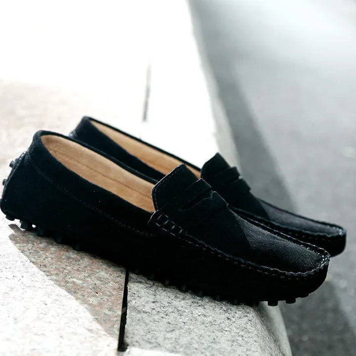 Vintém d'Ouro - Mocassins casuais de camurça