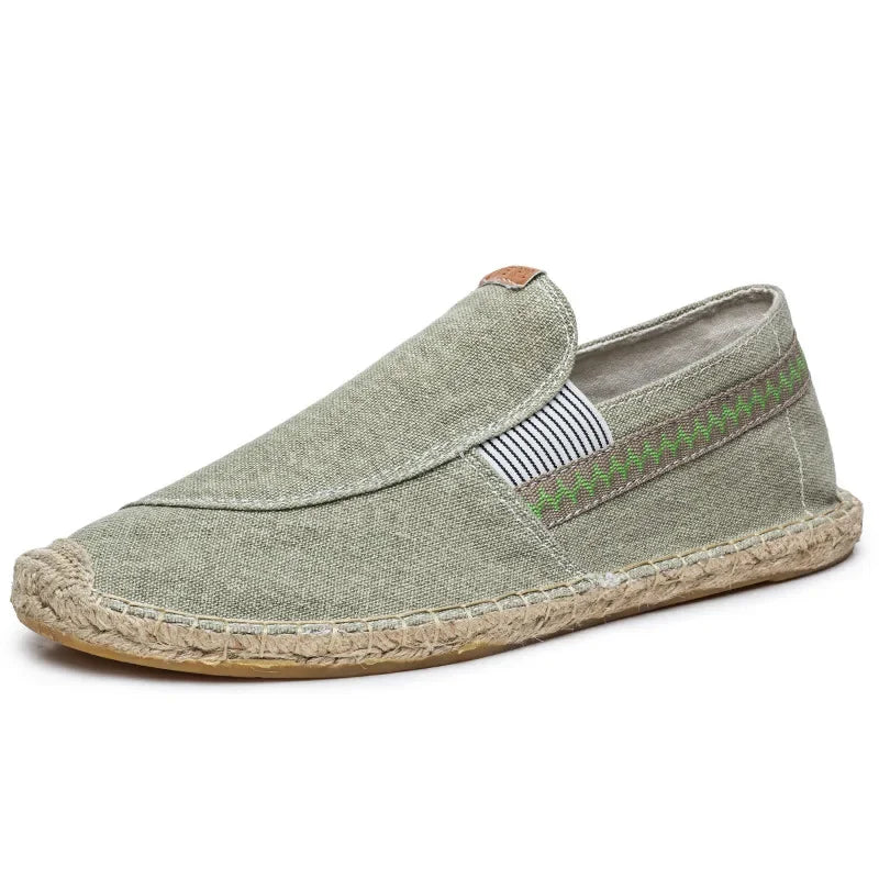 Vintém d'Ouro - Espadrilhas elegantes em linho