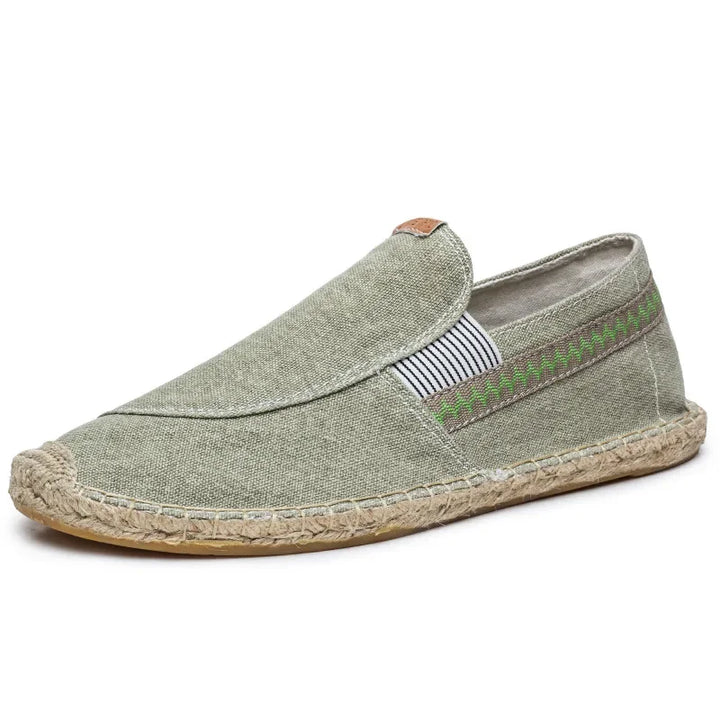 Vintém d'Ouro - Espadrilhas elegantes em linho