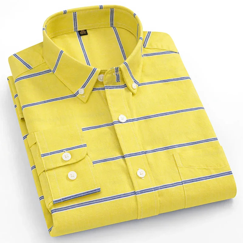 Vintém d'Ouro - Camisa Oxford de algodão