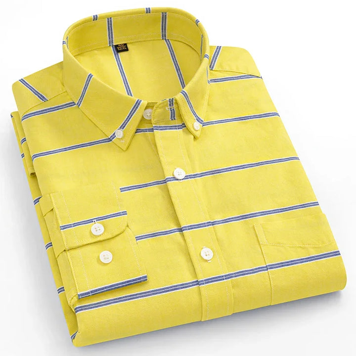 Vintém d'Ouro - Camisa Oxford de algodão