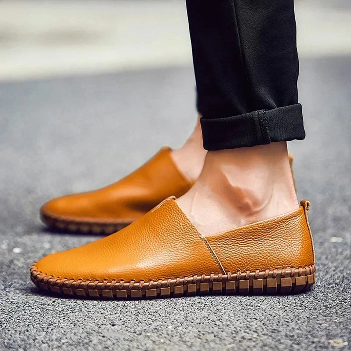 Vintém d'Ouro - Mocassins elegantes e respiráveis em pele