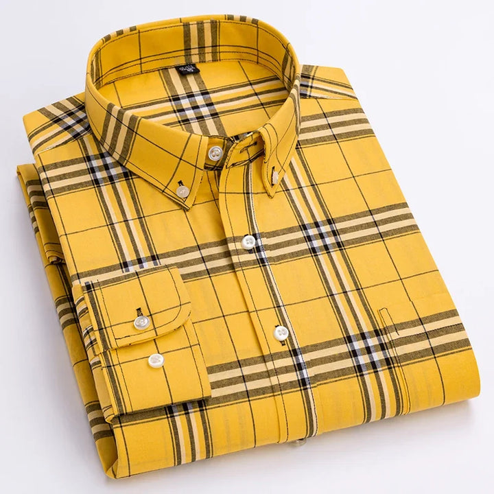 Vintém d'Ouro - Camisa xadrez clássica
