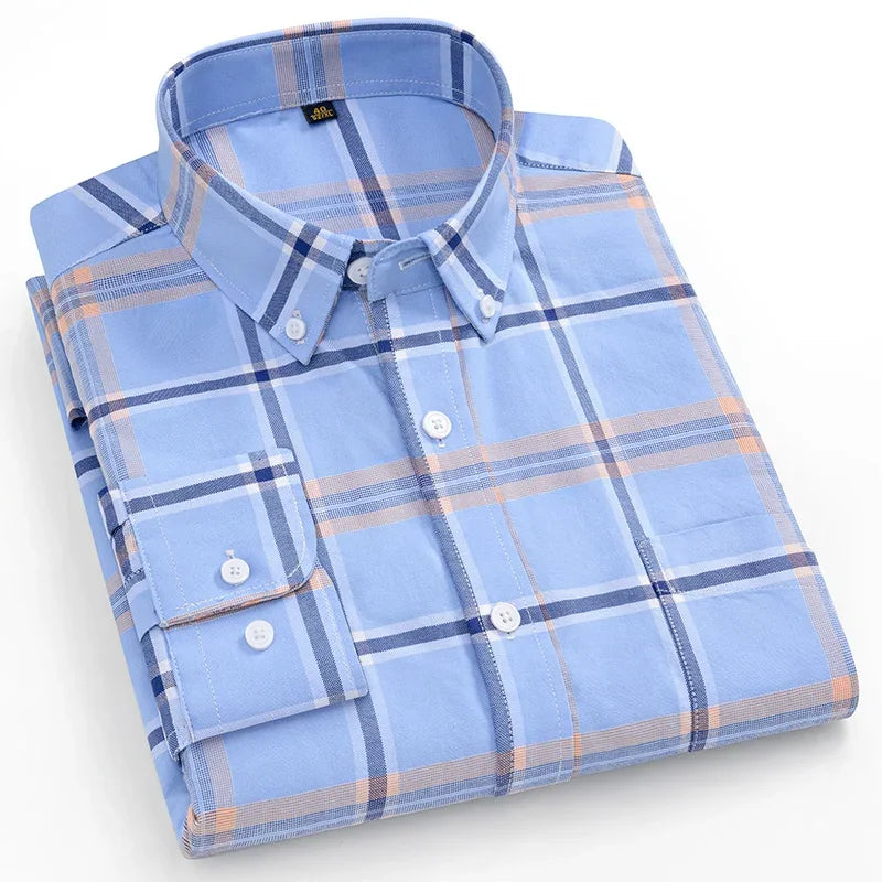 Vintém d'Ouro - Camisa Oxford de algodão