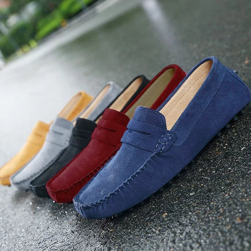 Vintém d'Ouro - Mocassins casuais de camurça