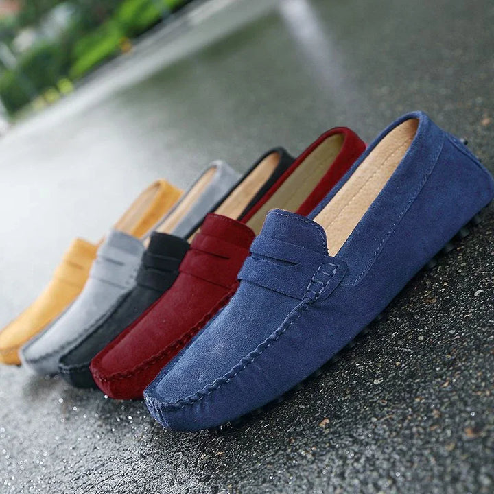 Vintém d'Ouro - Mocassins casuais de camurça