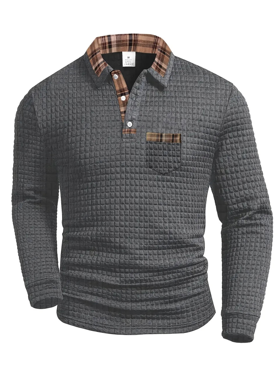 Vintém d'Ouro - Camisa polo com padrão