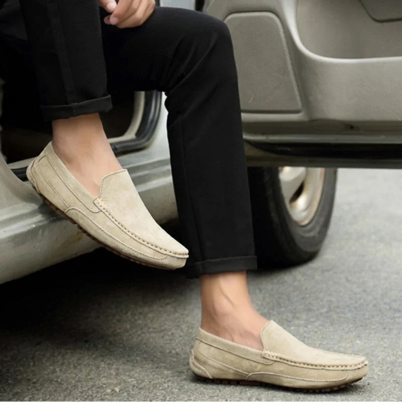 Vintém d'Ouro - Mocassins de camurça premium chiques