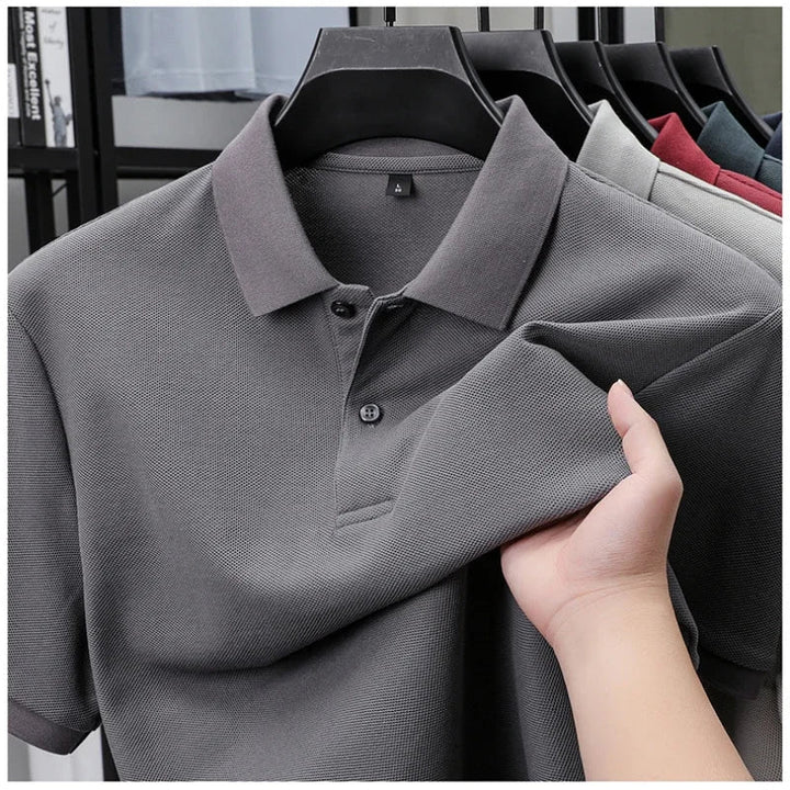 Vintém d'Ouro - Camisa pólo casual de algodão